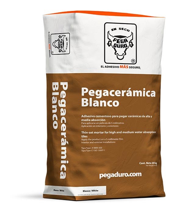PEGACERAMICA BLANCO 20KG