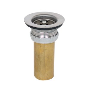 CONTRA DE ACERO INOXIDABLE Y TUBO LATON P/FREGADERO