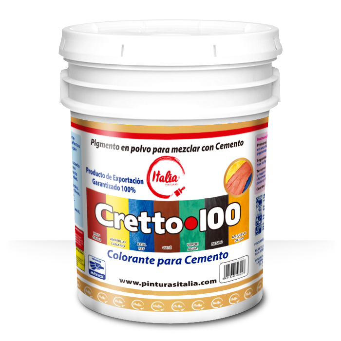 CRETTO COLOR P/CEMENTO NEGRO 18 KG