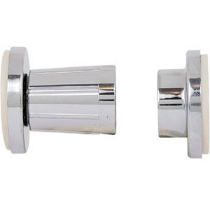 BRIDA DE ABS P/CORTINERO CROMO