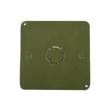 TAPA CUADRADA CONDUIT ELECTRICO PVC DE 3/4" (SALIDA REDONDA) D