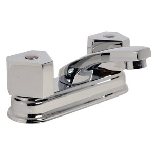 MEZCLADORA P/LAVABO DE 10 CM ACAB CROMO E/ESTRIAS MANERAL RHIN