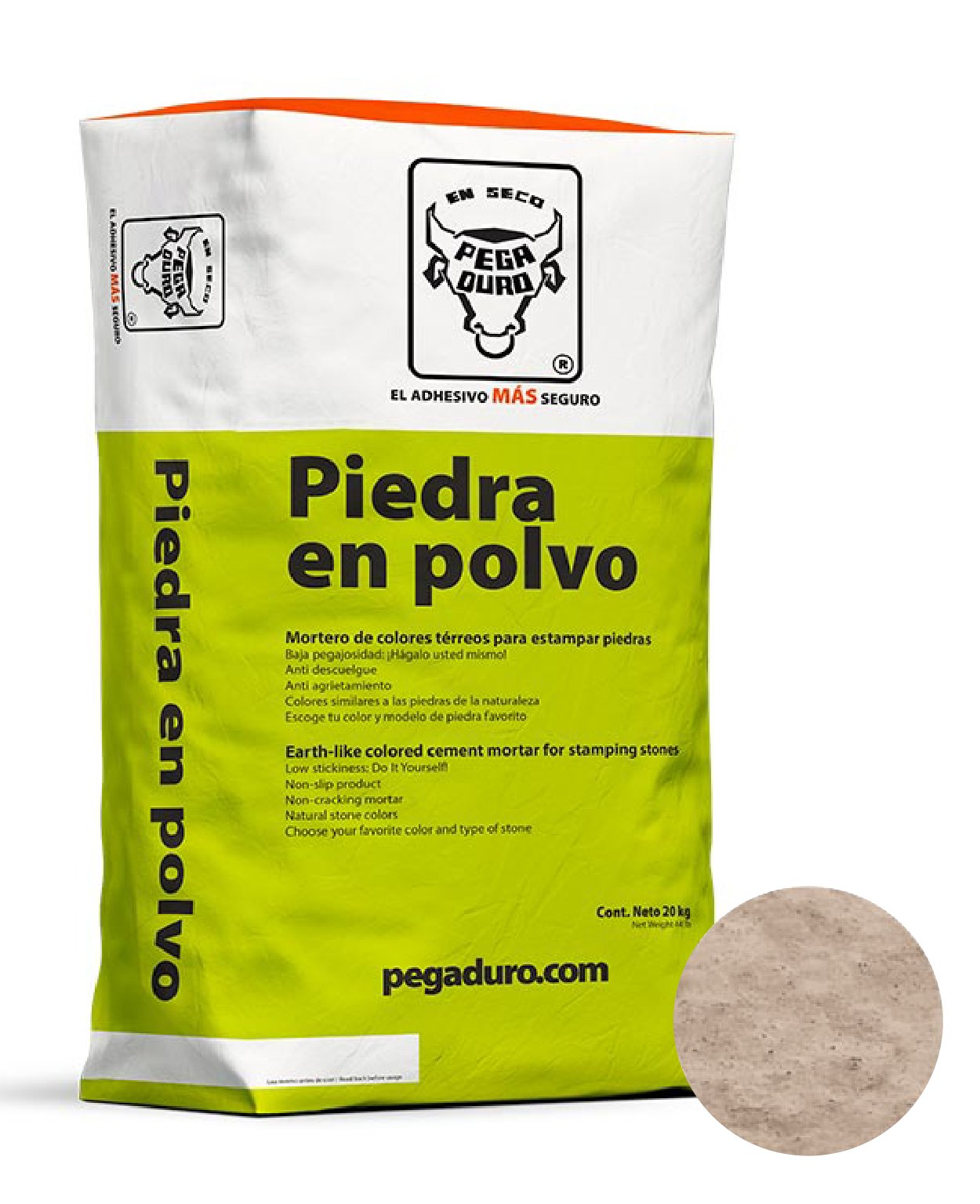 PIEDRA EN POLVO PARA PISO 20KG BLANCA