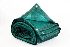 MALLA SOMBRA 95% X 1.85X 100 MTS COLOR VERDE MONOFILAMANETO CON CINTILLA Y OJILLOS A CADA 50CM