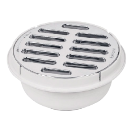 COLADERA UNIVERSAL CROMADA 6"
