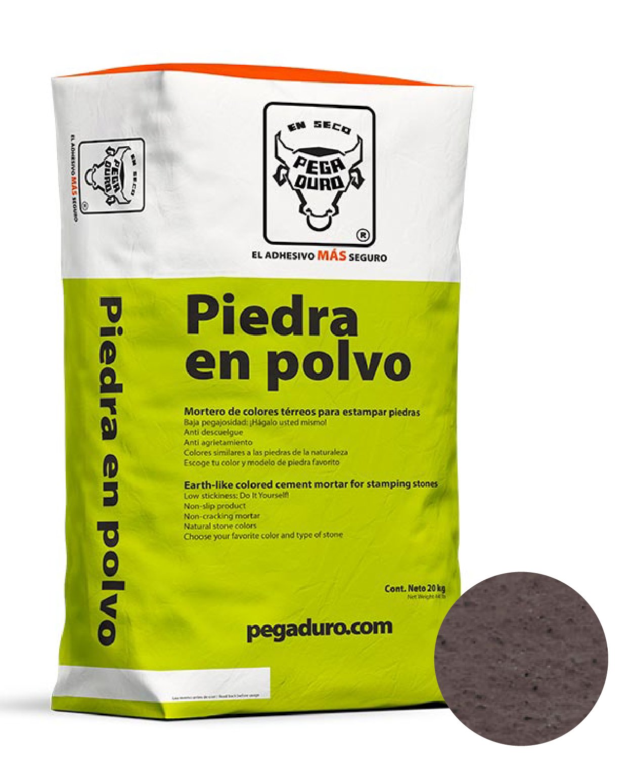 PIEDRA EN POLVO PARA MURO VOLCANICA 20KG