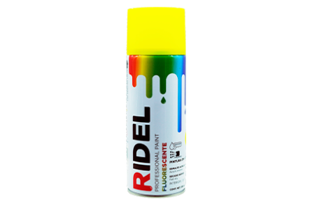 PINTURA EN AEROSOL ESMALTE ACRILICO FLUORESCENTES COLOR AMARILLO