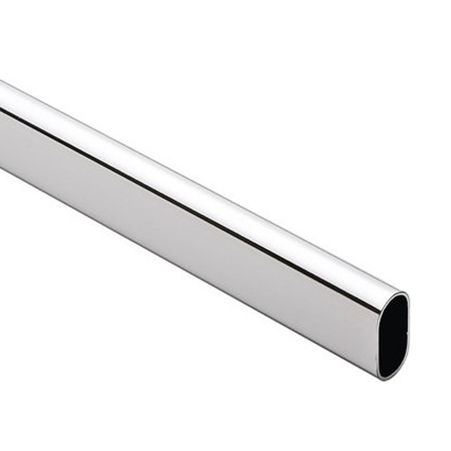 TUBO CROMADO 1" OVALADO 3MTS. IMP.