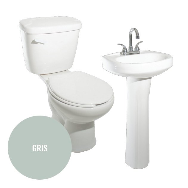 PEDESTAL PARA LAVADO BALI GRIS