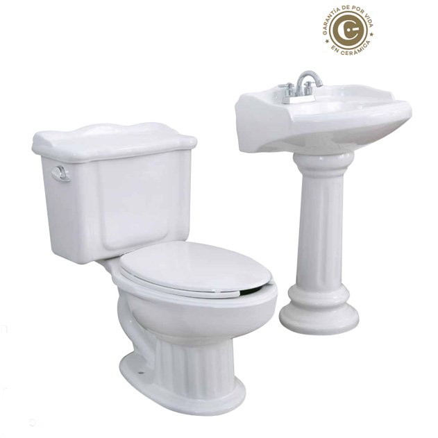 PEDESTAL MODELO ROMANO BLANCO