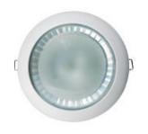 EMPOTRADO DE ALUMINIO BLANCO 15W 127V 10CM