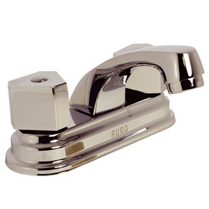 MEZCLADORA P/LAVABO DE 10 CM MANERAL RHIN CIERRE 90° ACAB CROMO