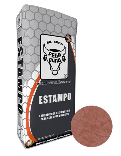 ESTAMPO ENDURECEDOR ESTAMPAR CONCRETO 10KG CEREZA