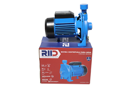 BOMBA CENTRÍFUGA PARA AGUA 1/2 HP