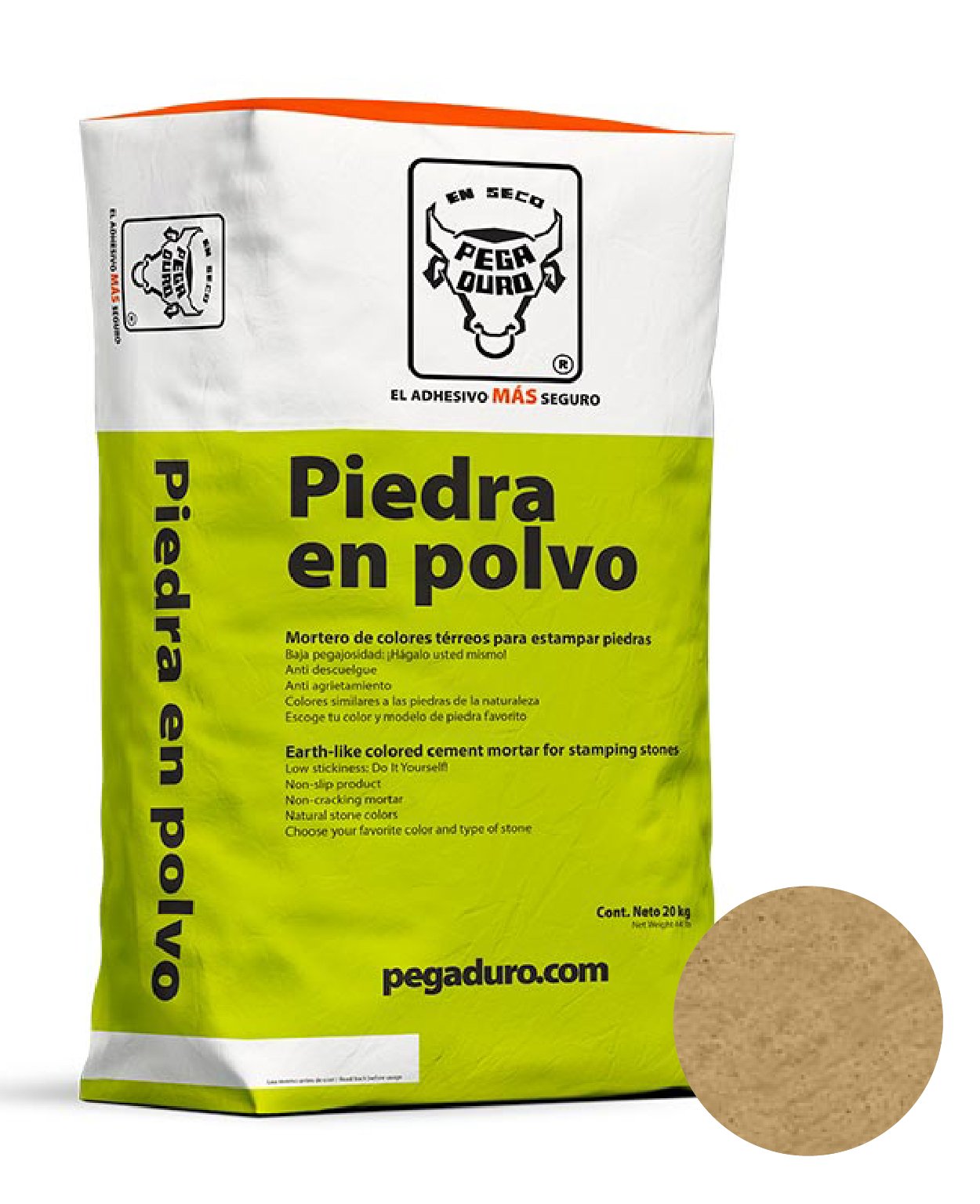 PIEDRA EN POLVO PARA PISO 20K DESIERTO