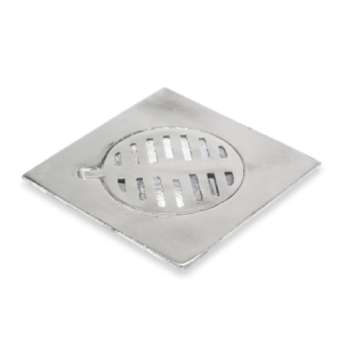 CESPOL REDONDO DE ALUMINIO SATINADO DE 14X14 CM #6