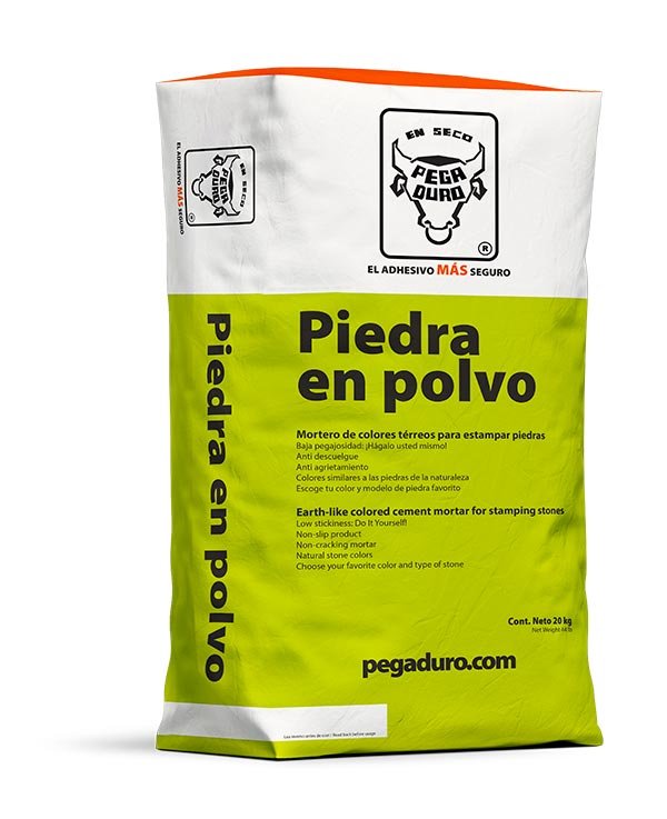 PIEDRA EN POLVO PARA MURO 20K PEGADURO