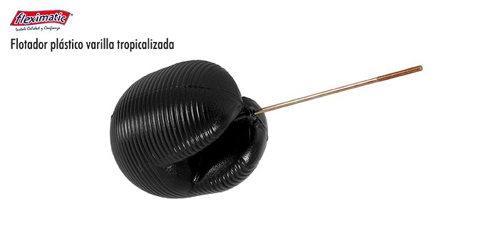 FLOTADOR PLASTICO VARILLA TROPICALIZADA 6"
