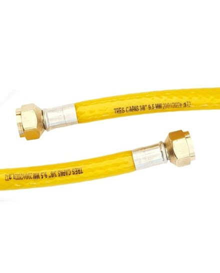 MANGUERA AMARILLA REFORZADA EN NYLON 10 MTS