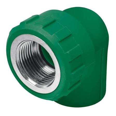 CODO PPR REDUCCIDO 1/2 X 3/4 ROSCA HEMBRA INSERTO METALICO