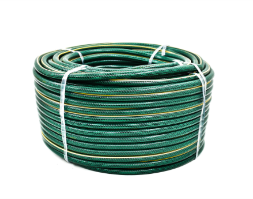 MANGUERA VERDE RAYA AMARILLA TRAMADA 1"