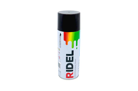 PINTURA EN AEROSOL ESMALTE ACRILICO COLOR NEGRO MATE