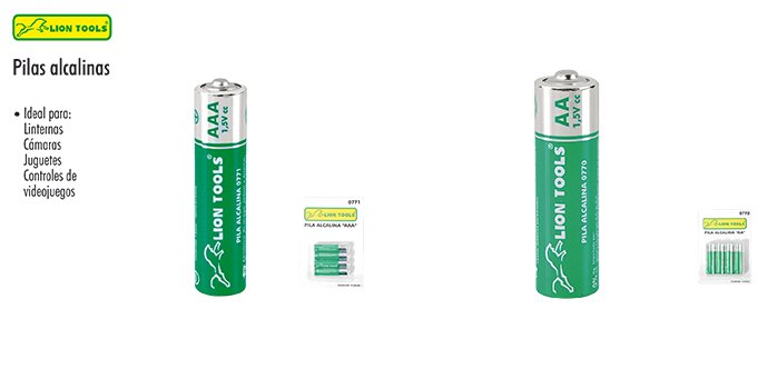 PILA ALCALINA "AA" 1,5 VCC