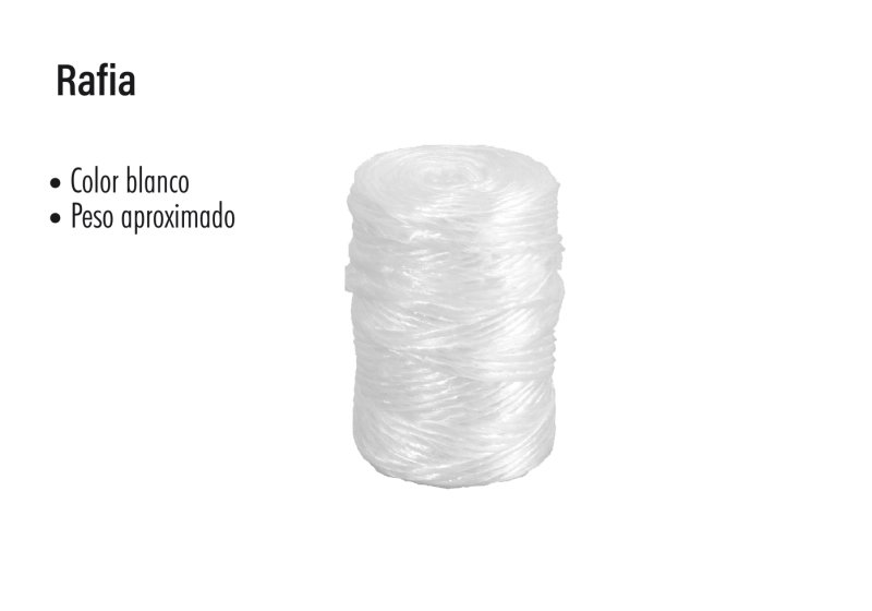 RAFIA CAL. 3 4.2KG. BLANCO