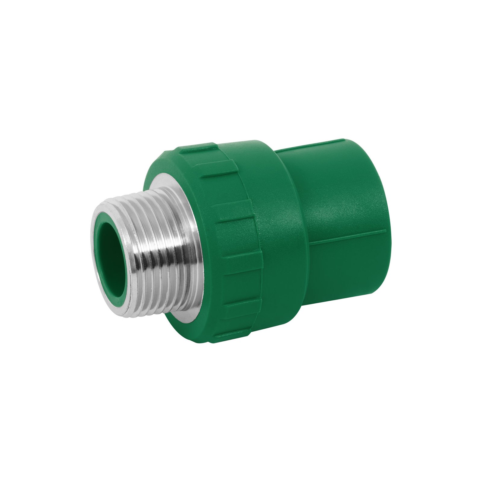 CONECTOR MACHO 32 X 1" POLIMEX VERDE K11