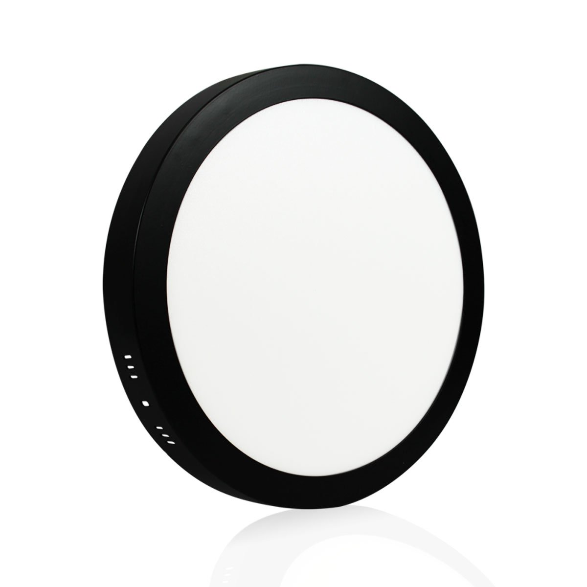 PANEL SOBREPONER LED REDONDO 18W COLOR NEGRO