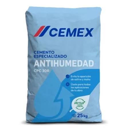 BULTO CEMENTO ESPECIALIZADO ANTIHUMEDAD 25 KG