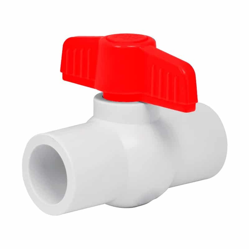 VALVULA DE PVC SOLDABLE 1 1/2"