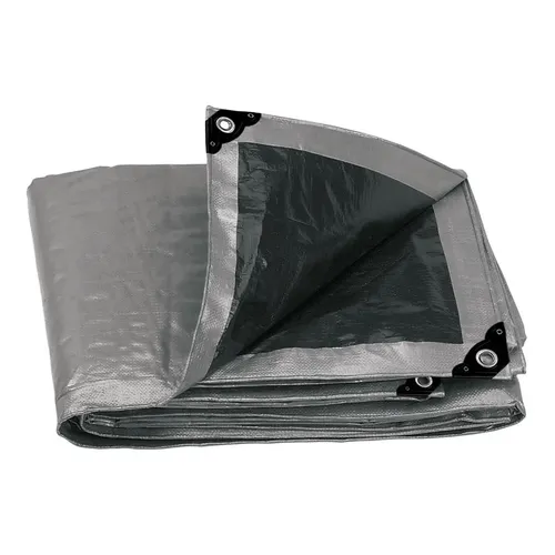 LONA REFORZADA DE USO RUDO COLOR GRIS *3 mts x 4 mts*