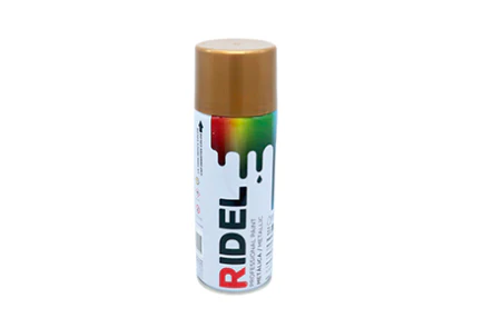 PINTURA EN AEROSOL ESMALTE ACRILICO METALICA COLOR ORO