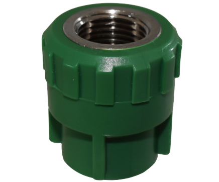 ADAPTADOR HEMBRA PPR INST/METALICO VERDE FUSION 1