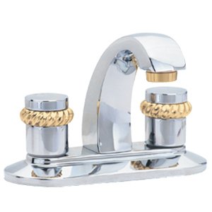 MEZCLADORA ROMA LAVABO 4 M. RUMANIA LATON-CROMO