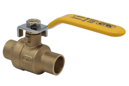 VALVULA SOLDABLE PALANCA 1/2" 600 PSI