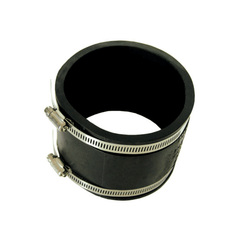 ACOPLE FLEXIBLE PARA DRENAJE SANITARIO RECTO 6*