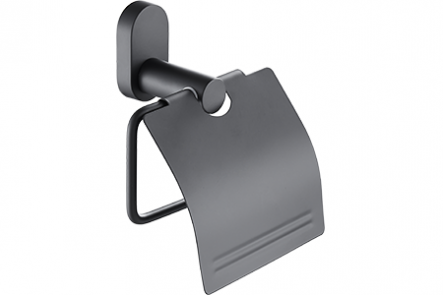 PORTA ROLLO NEGRO MATE