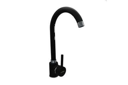 MEZCLADORA MONOMADO P/FREGADERO NEGRO MATE
