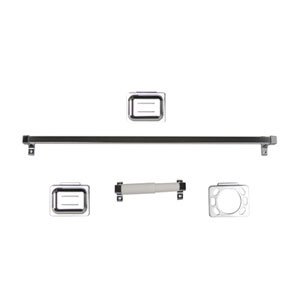 ACCESORIOS P/EMPOTRAR DOBLE JABONERA