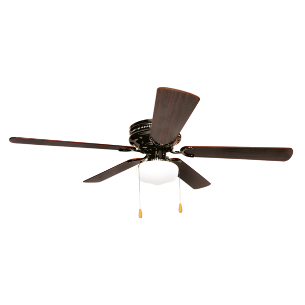 VENTILADOR DE TECHO C/LAMPARA 4 ASPAS DE 42'' NOGAL