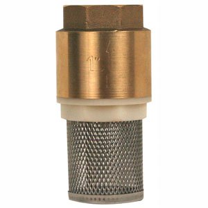 VALVULA D PIE PICHANCHA 1 1/4 C/CANASTILLA ACERO INOX.