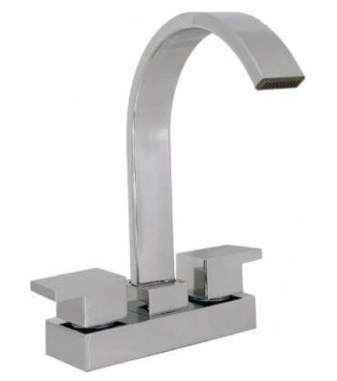 MEZC. MIN. 4'' PICO T/BAR ABAT. C/CERAM 90° CROMO. CUADR