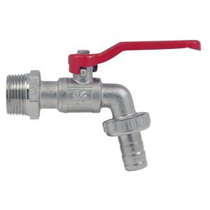 LLAVE C/ROSCA P/MANGUERA 1/2 S/PULIR LATO CONX. MACHO