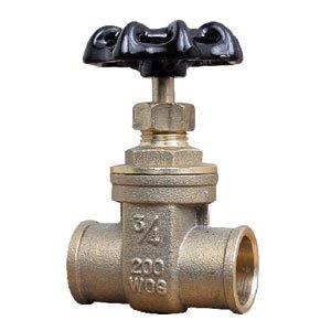 VALVULA COMPUERTA LATON SOLDABLE 1/2