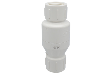 VALVULA CHECK RESTORTE PVC ROSCABLE 1 1/4"