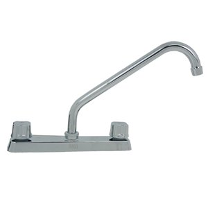 MECLADORA FREGADERO AL PISO ACABADO CROMO M. TAURO
