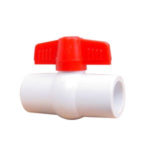 VALVULA DE ESFERA DE PVC 2 ROSCADA CIERRE 90