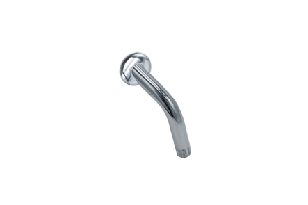 BRAZO PARA REGADERA 15.5 CM X 1/2 ACERO LIGERO CROMADO